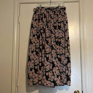 Floral J. Crew maxi skirt size 14